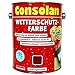 Produktbild 2,5 Liter Consolan Wetterschutzfarbe braun (208) bis 10 Jahre Langzeitschutz