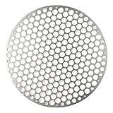 Startbuymore Rundes Grillrost aus Edelstahl mit kleinem Loch-Design für gleichmäßige Wärmeverteilung und Holzkohleofen im Freien Kochen (20 cm)