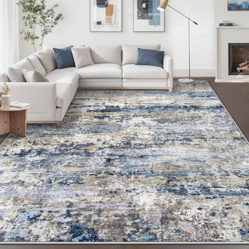pmtsns 8x10 Washable Abstract Rug