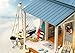 Flever Dollhouse Miniature DIY Musical House Kit Creative Room with Furniture for Romantic Valentine's Gift(Caribbean Captain)