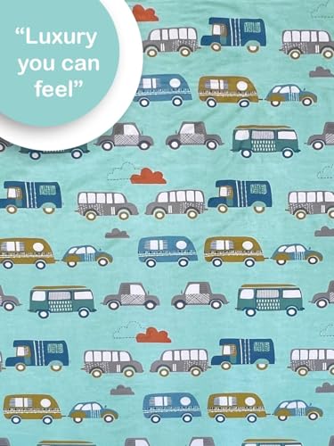 Image of Weave & Decor Printed Kids Bedsheet Double Bed 72x72x8 Inches, Wrinkle-Free with 2 Pillow Covers 20x30 Inch