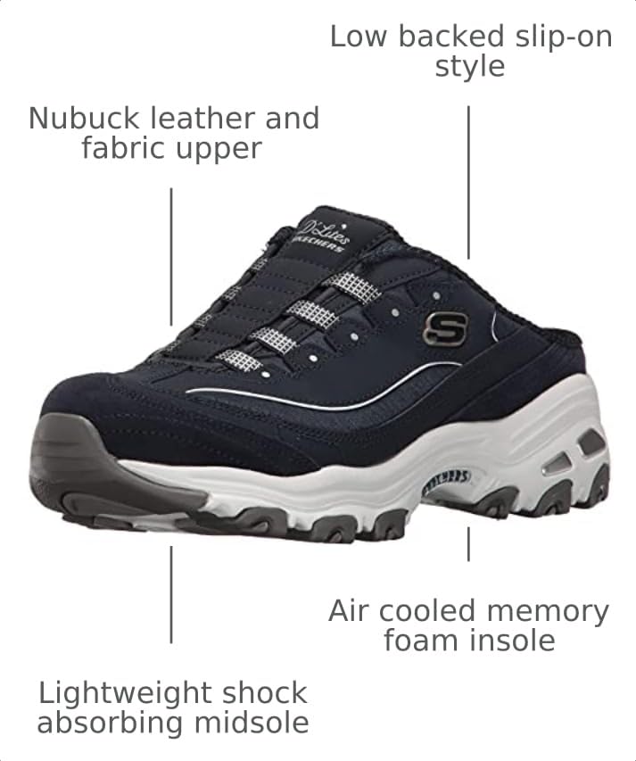 Image of Skechers Women's D'Lites Resilient Slip-On Sneaker