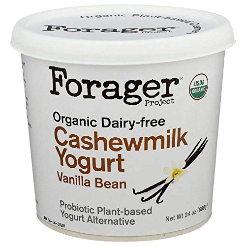 Forager Project Organic Dairy Free Vanilla Bean Cashewmilk Yogurt, 24 Ounce -- 6 per case.