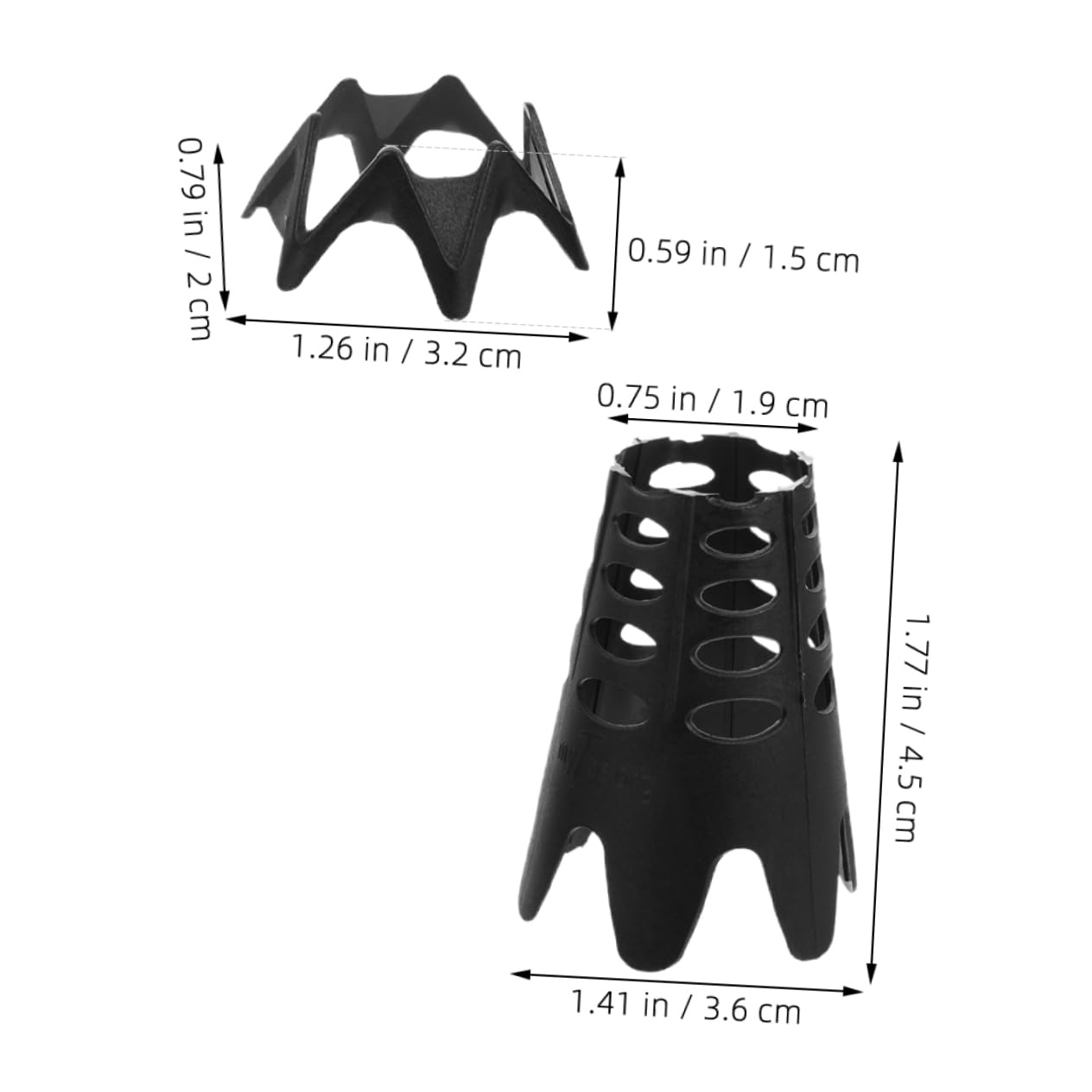 GALPADA Soporte De Golf Tees De Golf Novedad Tees De Golf De Abedul Juego Golf Profesional Golf Práctico Tees De Golf Altos Tees para De Golf Polipropileno Black