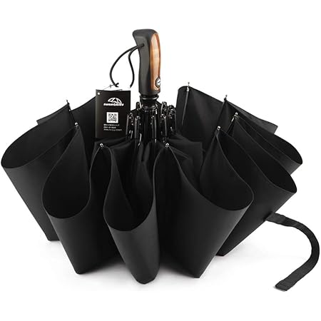 Amazon Co Jp 折りたたみ傘 自動開閉 メンズ 大きい 頑丈な10本骨 晴雨兼用 折り畳み傘 超軽量 Teflon加工 耐風撥水 210t高強度グラスファイバー 梅雨対策 収納ポーチ付き ホーム キッチン