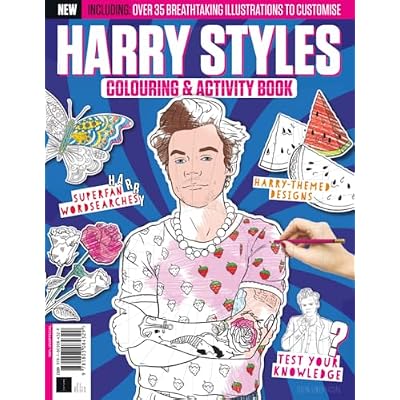 Harry Styles Coloring & Activity Book