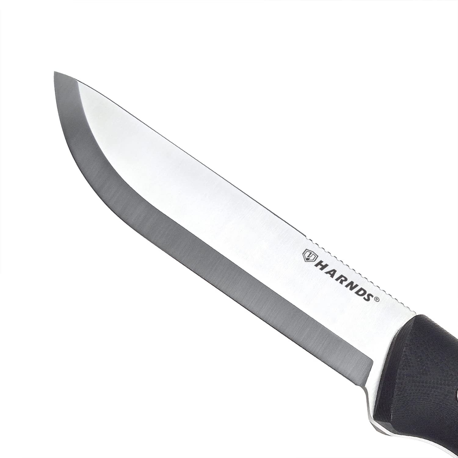 Harnds Forester Full Tang Cuchillo Fijo con Sandvik 14C28N Hoja Bushcraft al Aire Libre Caza Supervivencia (Mango G10 + Funda Kydex)
