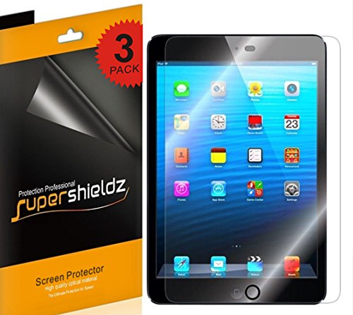 Supershieldz (3 Pack) Anti Glare and Anti Fingerprint (Matte) Screen Protector Designed for iPad Mini 3, iPad Mini 2, iPad Mini 1
