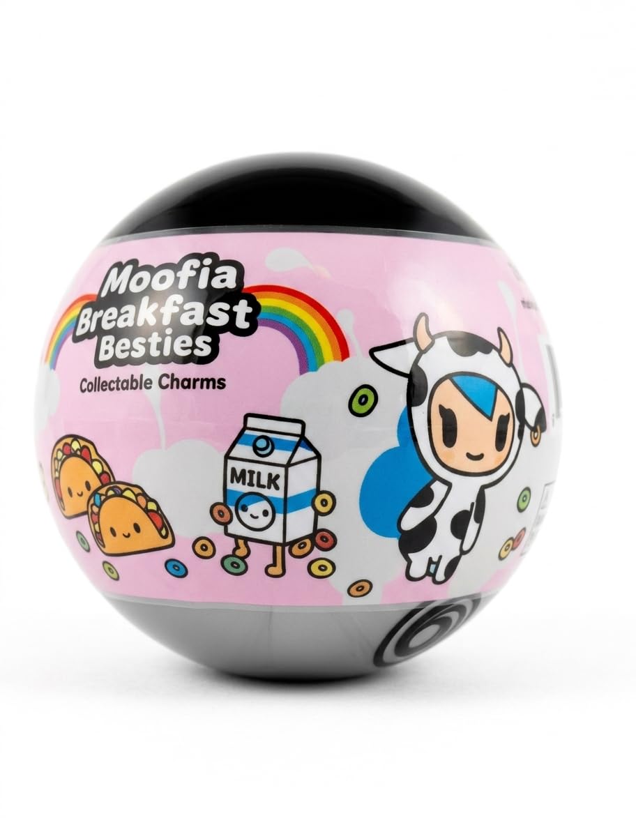 Tokidoki Moofia Breakfast Besties Collectable Charms Breakfast Theme Character Surprise Capsule