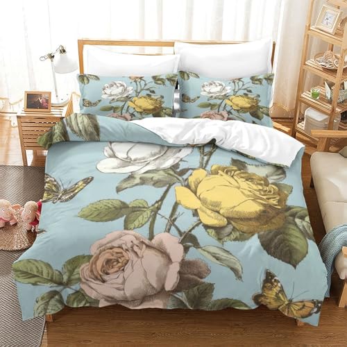 Housse de couette en microfibre résistante Coq debout 3D - 3