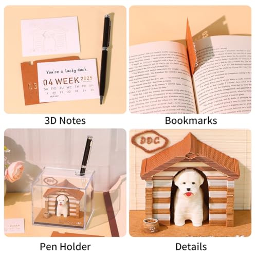 Papier de bloc-notes artistique 3D pour décorer votre bureau