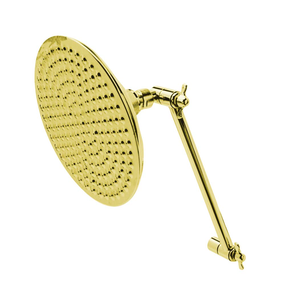 Kit High Low Kingston Brass CK136K2 laiton poli avec bras de douche 10 pouces