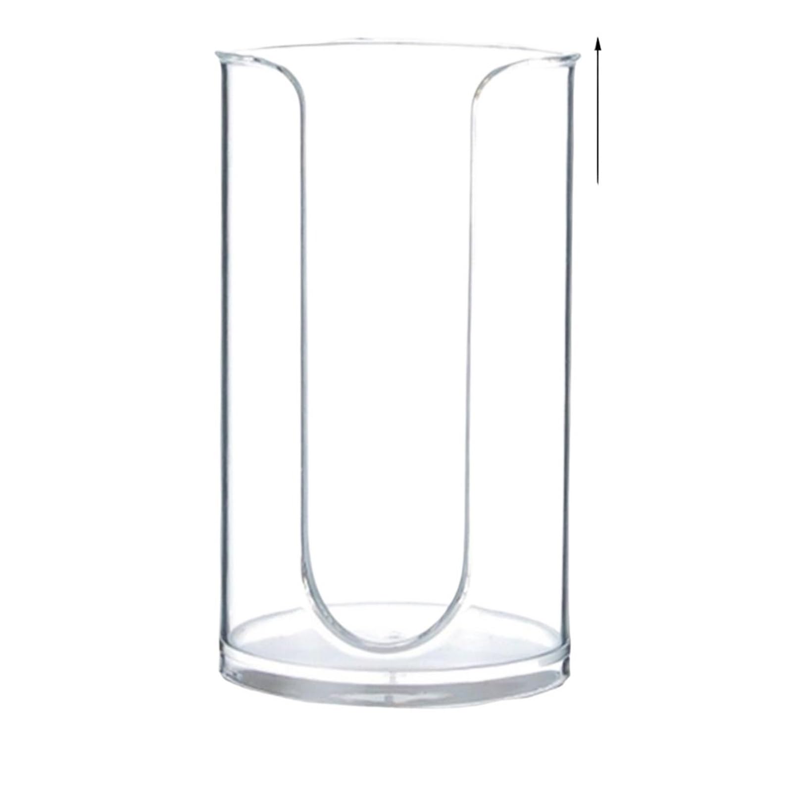 ITRHJTGP Cup Organiser Bathroom Cup Dispenser Durable Clear Mouthwash Holder Small Paper for Vanity Countertops Makeup Table for Countertop(Color 1)