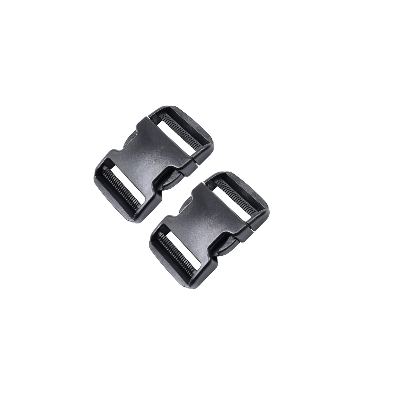 Ahijklmn Quick Side Release Buckles,Plastic Side Release Buckle Clips Clasps Heavy Duty Plastic Backpack Strap Snap Replacement Buckles Fasteners for Rucksack Straps Belt (50mm - 2 pieces)