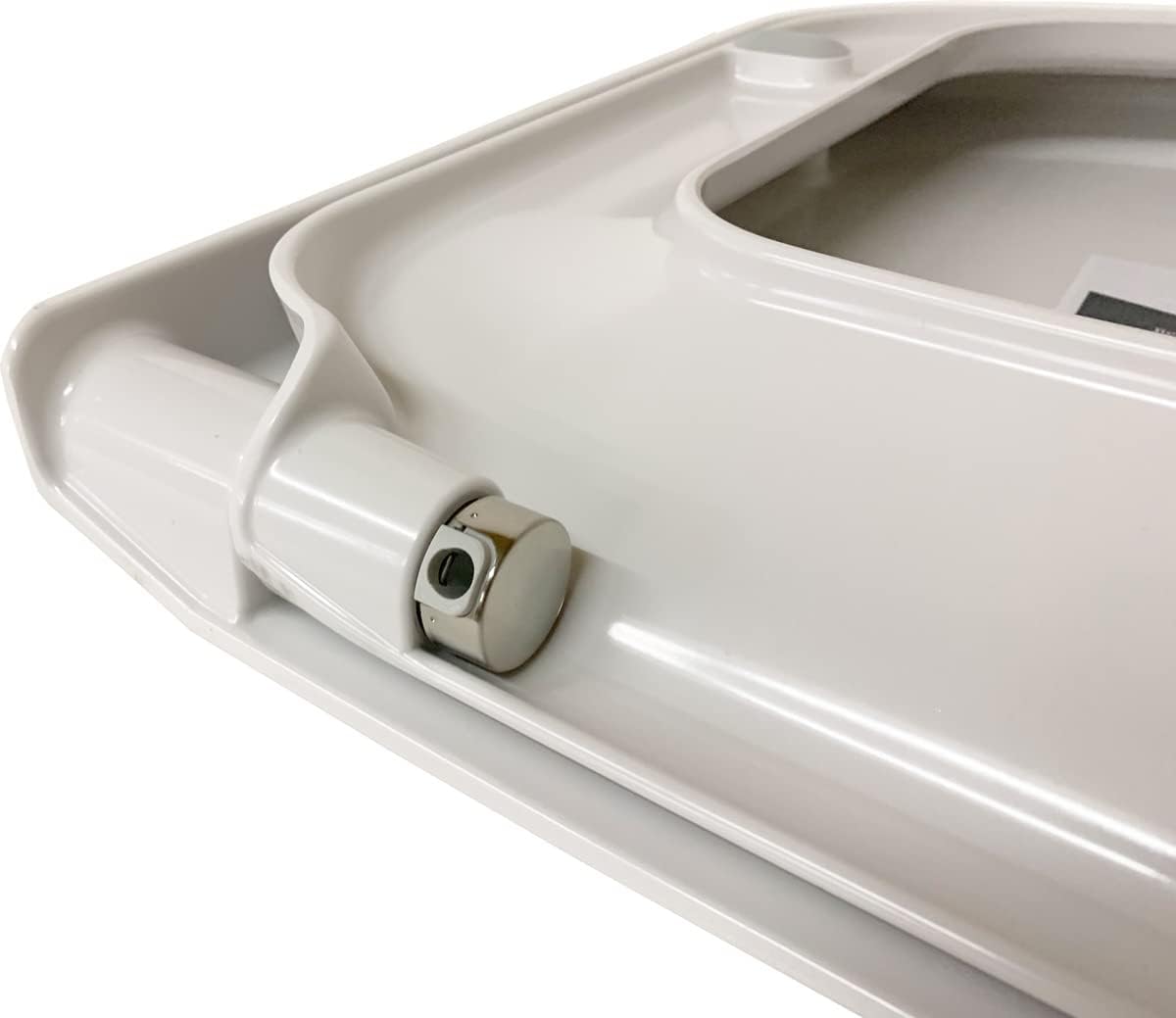 WC-seat and cover, With Chrome hinges