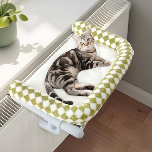 GUUSII HOME Heizungsliege Katzen Katzenliege Balkon Katzenbett für Bettkante Heizung Hängen Liegeplatz Einhängen Bett Hängematte Heizkörper Katze Heizungsliegekatzen 55 * 38cm Halten 18kg(Grün,S) GUUSII HOME Heizungsliege Katzen Katzenliege Balkon Katzenbett für Bettkante Heizung Hängen Liegeplatz Einhängen Bett Hängematte Heizkörper Katze Heizungsliegekatzen 55 * 38cm Halten 18kg(Grün,S)