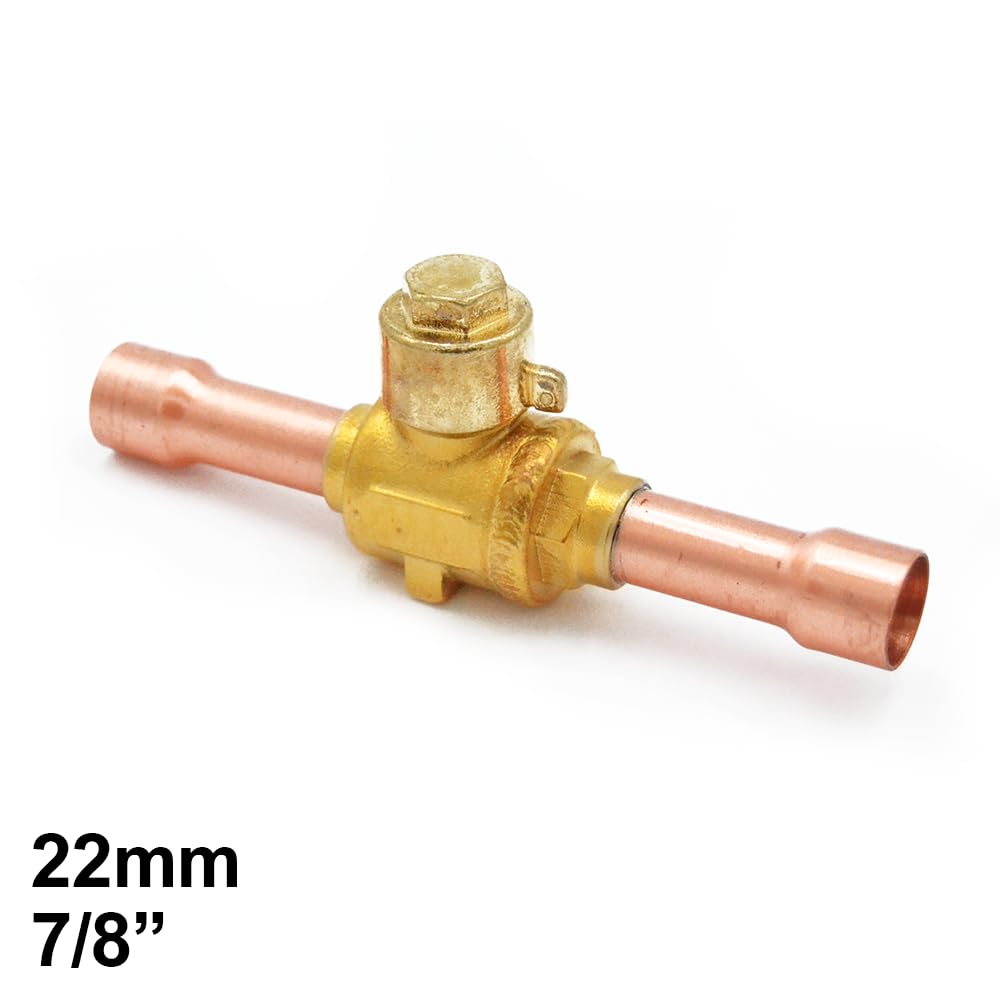 3S SuperSamaStore Valvola a Sfera Biflusso 22 Millimetri (7/8″) in Rame