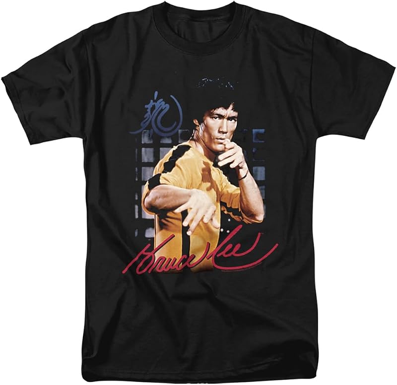 Bruce Lee Yellow Jumpsuit Unisex Adult T-Shirt Black