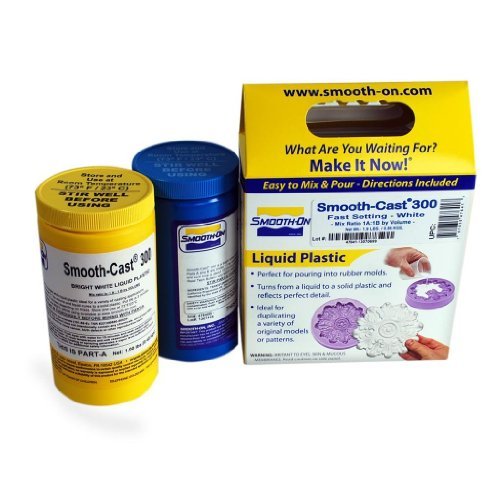 Smooth-On - 30 Silicone Mold Making Rubber Trial Unit & Smooth-Cast 300 Liquid Plastic Compound - Thumbnail 2