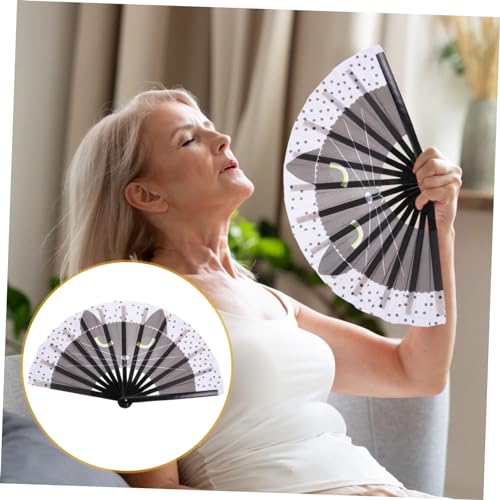 Abanico estilo japonés Alipis ventilador plegable y decoración de pared 4