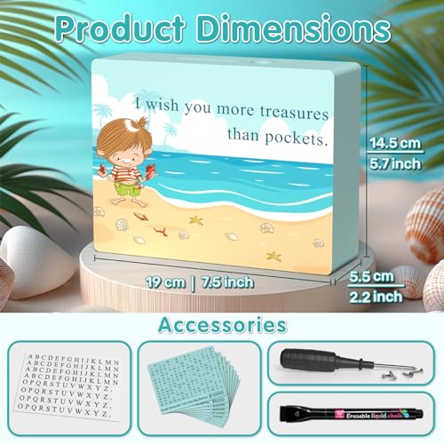 Image of Wooden Reusable Savings Box with 6 Target Sheets($500-10,000), Non-Toxic Nature Wood, Wooden Money Saving Box with Personalized Name,10000 Savings Challenge Box for Cash Box-Green