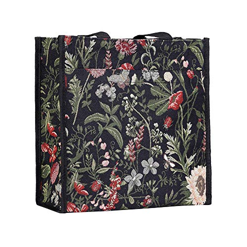 Signare Floral Shopping Tote Bag with Garden Flower Pattern