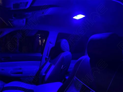 Miniatura 4 de BRISHINE Kit de luces LED interiores azules para Dodge Ram 1500 2500 3500 2019 2020 2021 2019 2020 2021, paquete de bombillas LED superbrillantes