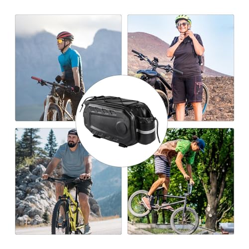 Sacoche de vélo rigide et robuste avec rangement premium
