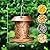 Solar Bird Feeders for Outdoors Metal Butterfly Lantern Hanging on a Tree Bird Feeder Waterproof Decoration for Patio,Yard,Lawn,Pathway,Garden,Christmas Decor Gifts for Women Mom Friends