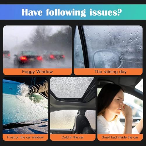 Image of Car Heater,12V 150W Portable Car Heater, 2-in-1 Heating & Cooling Fan with Cigarette Lighter Plug, 360 Rotation Base Windshield Defogger Defroster for All Cars.