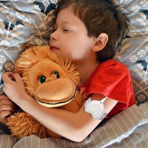 Yoicee Bedwetting Alarm for Boys and Girls, Loud Sound and Strong Vibration, Rechargeable, High Sensitivity Sensor, Pee Alarm with 2 Working Modes