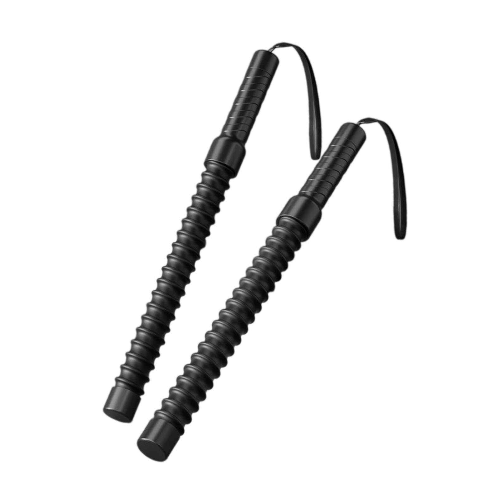 atorse 2 pieces battle ropes non slip handle spring sticks for workout gym exercise rope