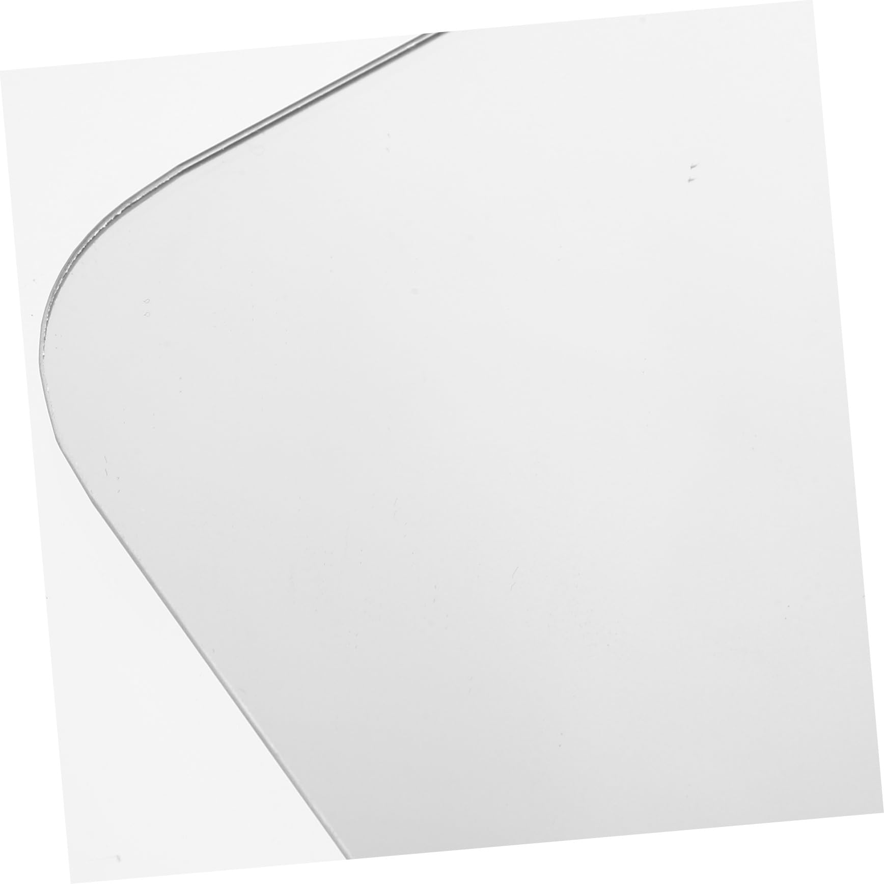 PRETYZOOM Specchio da Parete Adesivo 30x30 Cm Bianco a Quattro Pezzi