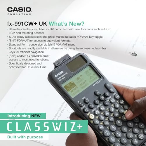 Casio fx-991CW+ Scientific Calculator (UK Version) - Upgrade from previous fx-991CW model - Image 4
