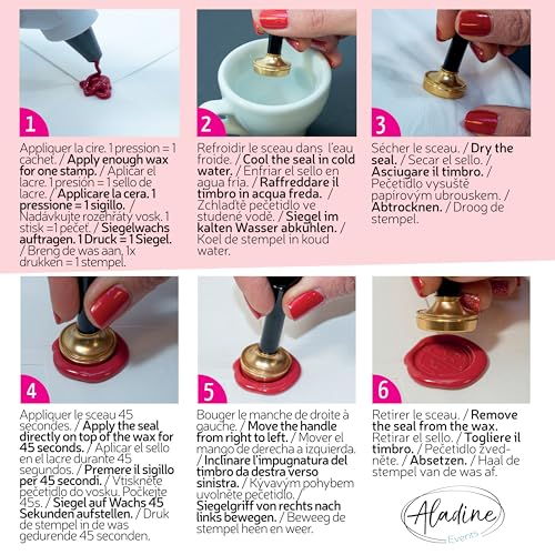 Aladine - Packung mit 12 Wachsstiften, flexibel, rund, 12 Farben – 72422