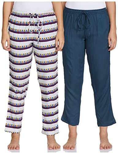 Image of Indigo Women Rayon Regular Pajama