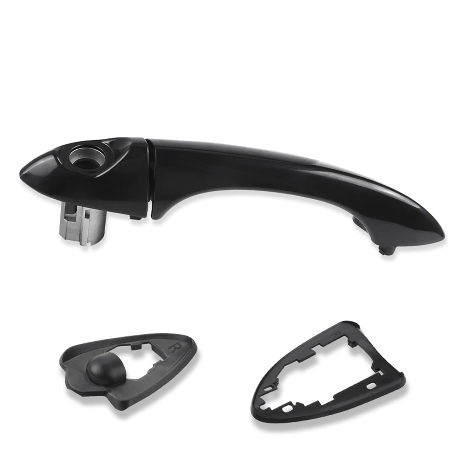 LSDSAAZA Sliding Exterior Handle for BMW X5 E53 2000-2006 Outer Door Handle Front Exterior 51218243618 51218257738 LHD RHD(RHD Front Right)