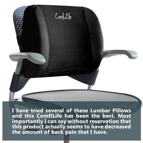 Comfilife Lumbar Support Back Pillow Office Chair And Car Seat Cushion thumb #6