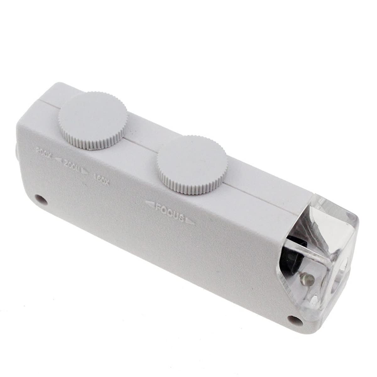 Microscope 1pcs Handheld 160X-200X Magnification Zoom Len LED Lighted Light