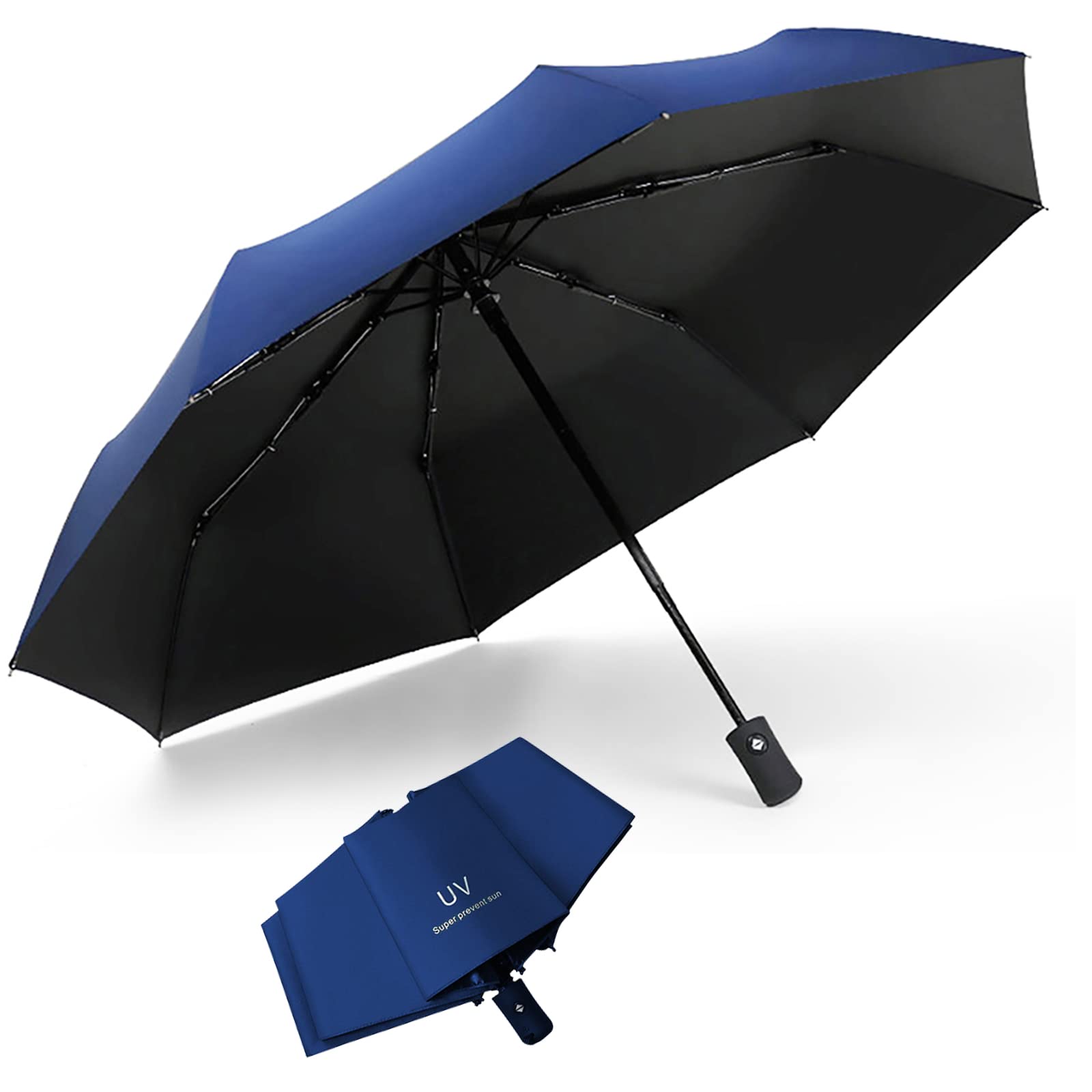 Le MijuAutomatic Folding Umbrella Windproof, UV Protection Umbrella,Umbrella Adults,Folding Umbrellas,Automatic Umbrellas, Windproof,Sun Protection,UV Proof,Lightweight