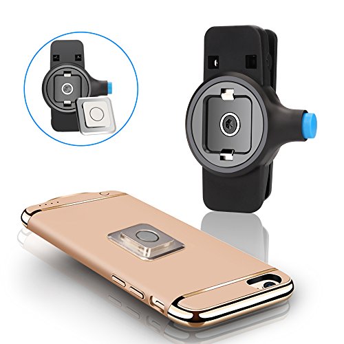 TONGYE Newest Cell Phone Belt Clip Universal Portable Holder [Easy On/Off & Magnetic Mount] with No Case for iPhone X/8/8 Plus/7/7 plus/6/6s plus/5/5s/5c/se, Samsung Galaxy S8 S7 S6 or Any Phone