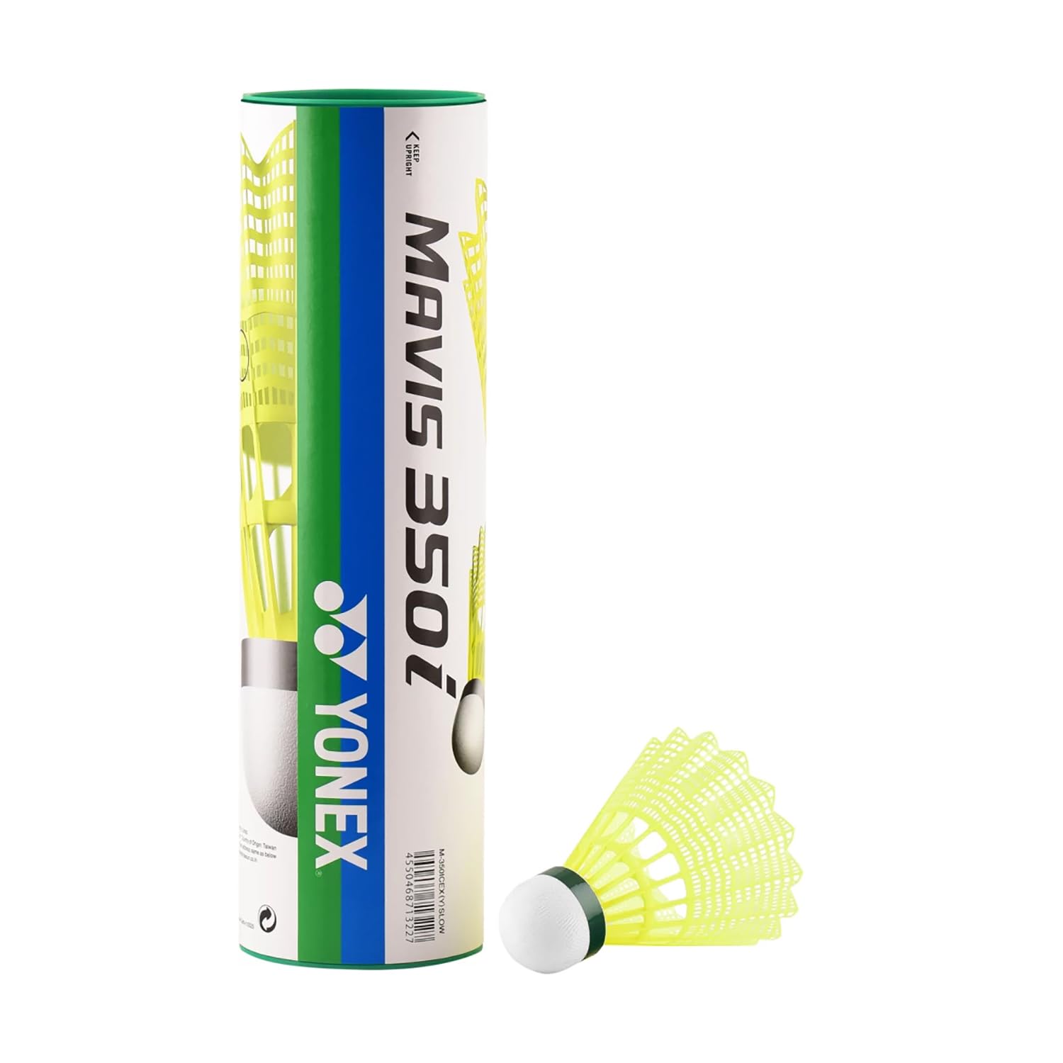 Yonex Mavis 350i Nylon Green- Yellow Badminton Shuttlecock