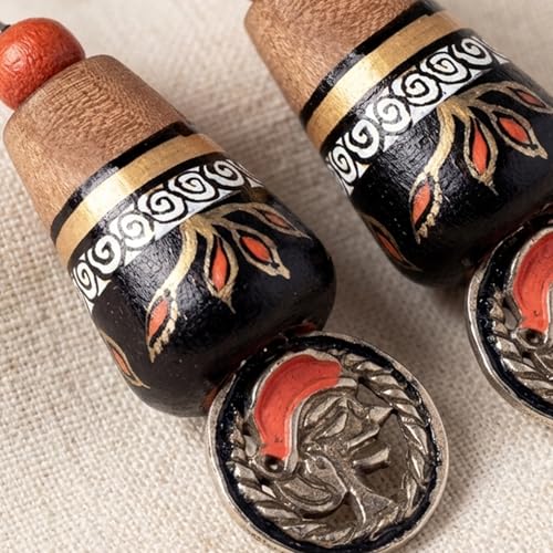 Image of Handcrafted Bohemian & Ethnic Earrings Collection for Women - Artistic, Nature-Inspired Statement Designs in Studs, Drops & Chandeliers