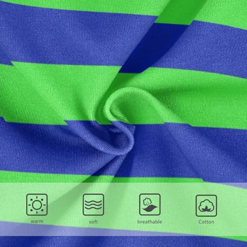 Green Blue Stripe Toddler Girls's Underwear 2T3