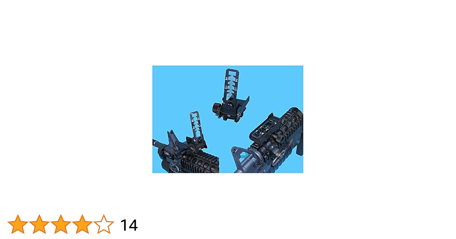 M203 フロントサイト　20mmレール取り付けタイプ　G&P製？ G&P USソーコム M203 QD フロントサイト/BK 20mmレール対応