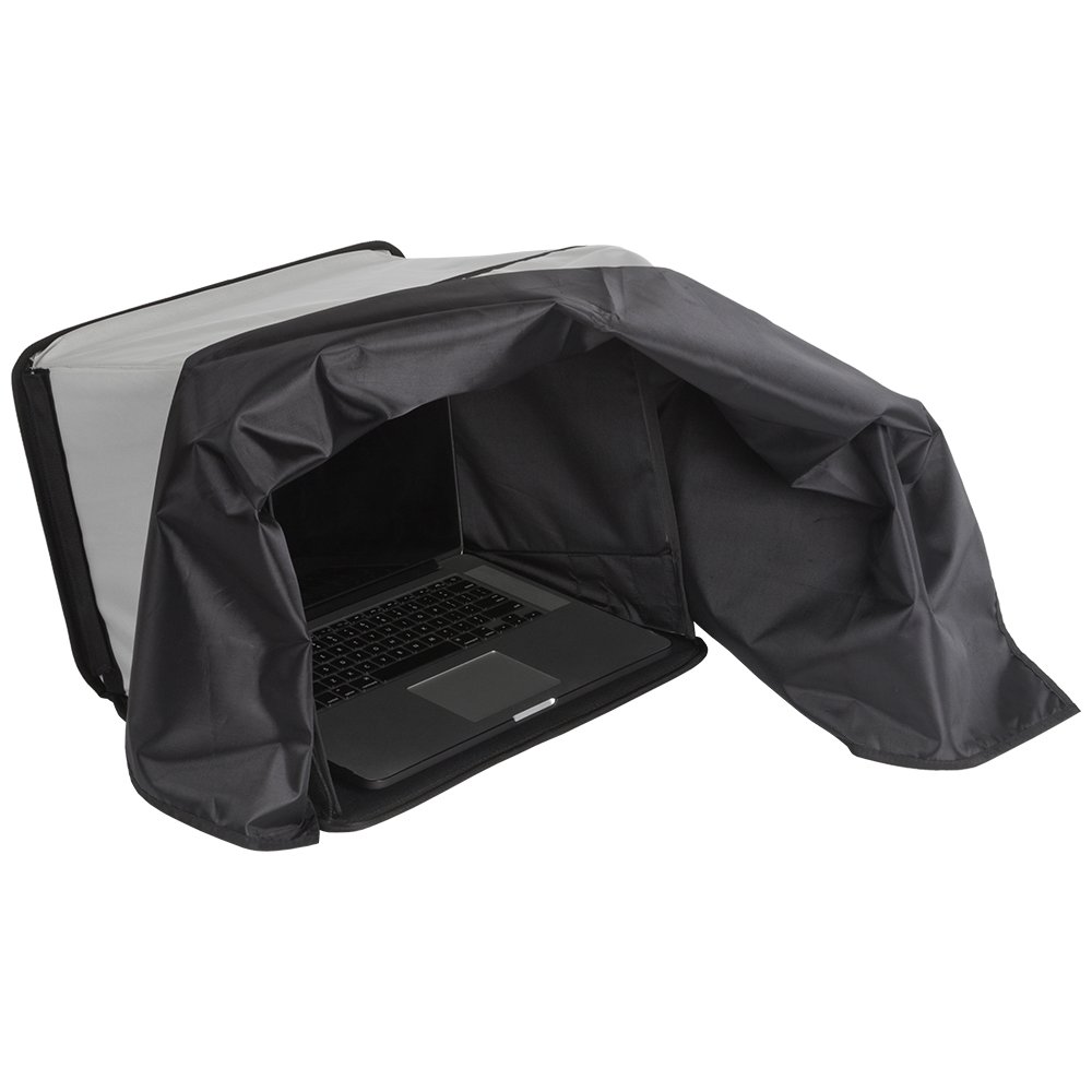 Kaptur przeciwsłoneczny na laptopa na planie