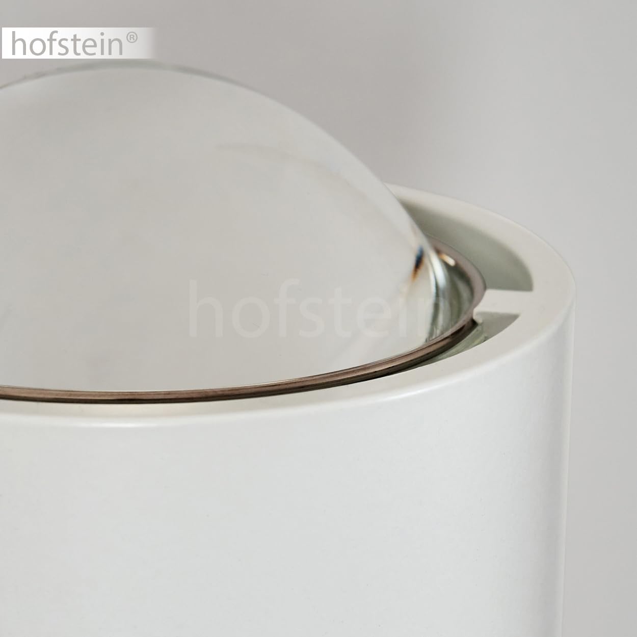 Wandleuchte Sapri, moderner Wandstrahler aus Metall/Glas in Weiß/Klar, Wandspot mit tollem Lichteffekt, Up&Down Leuchte, 1 x G9, ohne Leuchtmittel
