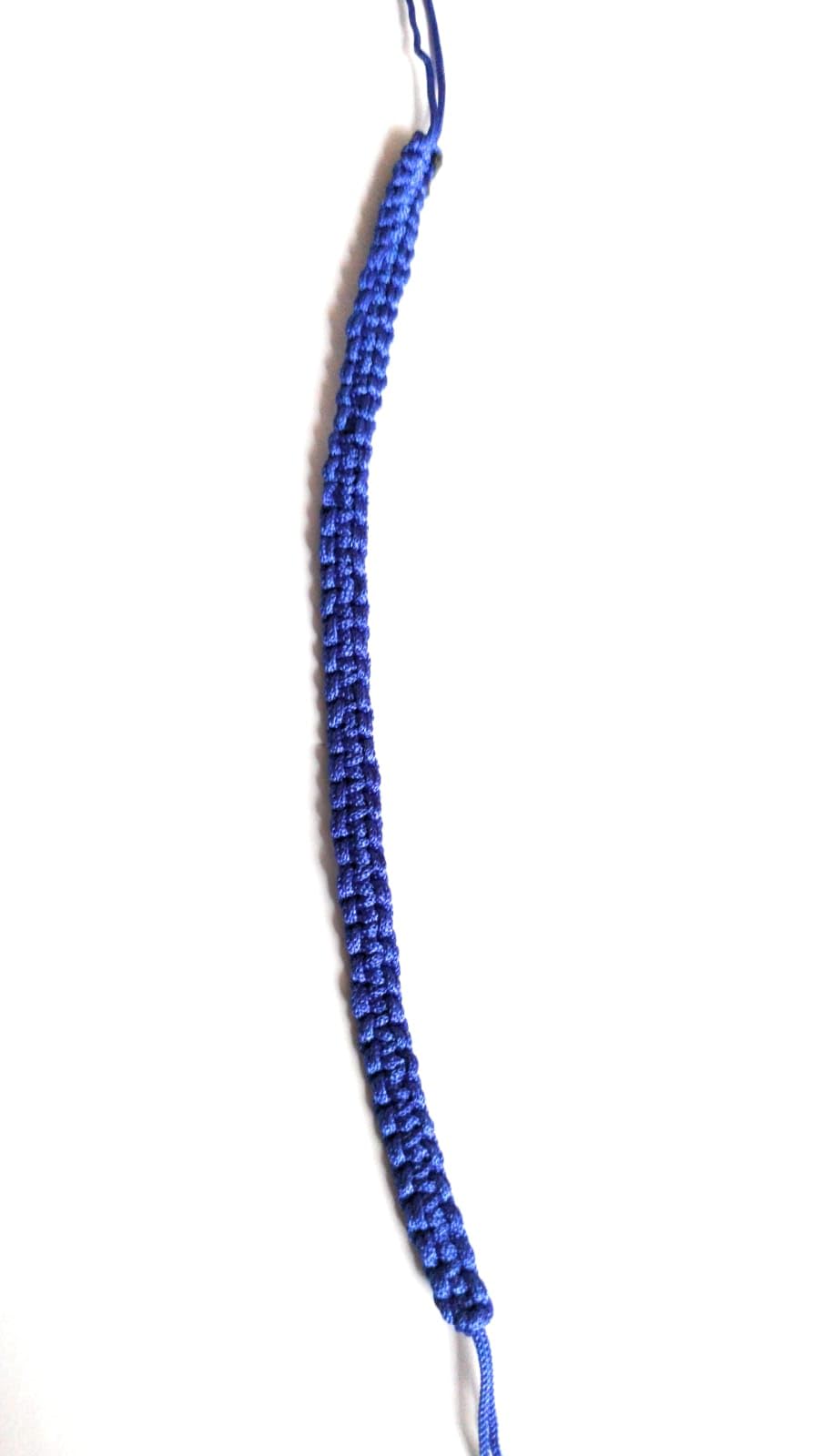 Jyokrish Handmade Adjustable Blue Simple Thick Silk dori Rakhi For Rakshabandhan | Dearest Bhai |Bhaiya |Brother |Veera | Rakhi Bracelet |Set of 1 For Men (B0CC6PDTNN) Amazon Price History, Amazon Price Tracker