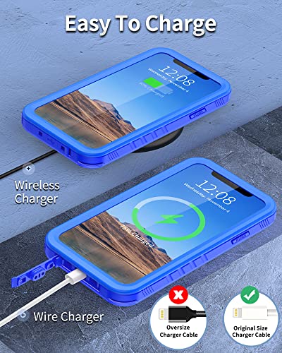 Coque étanche iPhone 11 bleu robuste antichoc de qualité militaire