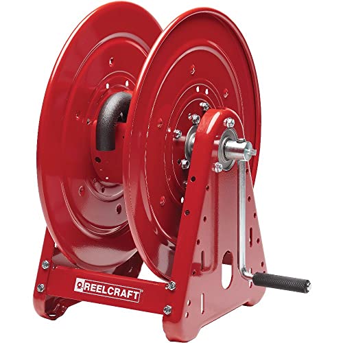 Reelcraft CA32106 M Heavy Duty Hand Crank Hose Reel, 100' Hose Not Included, Red